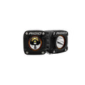Rigid Industries Revolve Pod w/Amber Trim Ring - Pair