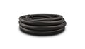 Vibrant -4 AN Black Nylon Braided Flex Hose w/ PTFE liner (5FT long)