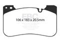 EBC 2018+ BMW M5 4.4TT (F90) Yellowstuff Front Brake Pads