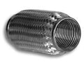 Vibrant SS Turbo FLEX Coupling with Interlock Liner 3.5in inlet/outlet x 8in long