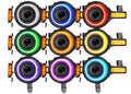 Oracle 2021+ Ford Bronco Oculus Bi-LED Projector Headlights - ColorSHIFT LED