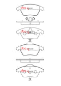 DBA 06-13 Volkswagen GTI Front RP Performance Brake Pads