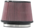 K&N Universal Rubber Filter 6.25in x 4in Oval FLG / 7.375in x 5.5in Base / 6.25in x 4in Top / 5in H