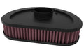 K&N Replacement Air Filter 1.625in H x 7.5in L for Harley-Davidson