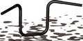 Burly Brand Ape Hanger 12in - Black