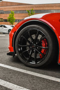 DBA 19+ Chevrolet Camaro ZL1 (w/ M6 Nuts) 5000 Series Cross Drilled & Dimpled Brake Rotor