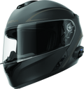 Sena Technologies Outrush R Flip-Up Bluetooth Helmet Matte Black - Small