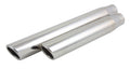 Vibrant Dual 3.5in Round SS Exhaust Tip (Single Wall Angle Cut)