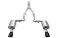 AWE Tuning 2015+ Dodge Charger 6.4L/6.2L Non-Resonated Touring Edition Exhaust - Diamond Blk Tips