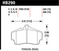 Hawk HP+ Porsche Rear Brake Pads