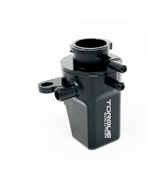 Torque Solution Coolant Expansion Tank: Subaru WRX 02-07 / STI 04-22 / Forester XT 04-08 - Black