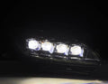 AlphaRex 99-09 Honda S2000 NOVA-Series Projector LED Headlights - Alpha-Black