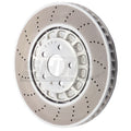 SHW 2022 Audi RS3 2.5L Front Cross-Drilled Lightweight Brake Rotor (4M0615301BJ)