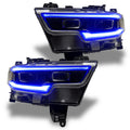 Oracle 19-21 RAM 1500 Projector LED Headlight DRL Kit - RGBW+A w/ BC1 Controller