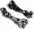 Kuryakyn Adjustable Passenger Peg Mounts for Harley-Davidson Gloss Black