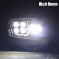 AlphaRex 05-11 Toyota Tacoma NOVA LED Projector Headlights Plank Style Black w/Activ Light/DRL