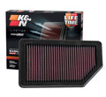 K&N Replacement Air Filter 10.625in O/S Length x 5.75in O/S Width x 1in Height