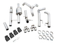 AWE Tuning 4th Gen GM 1500 5.3L 0FG Cat-Back Split Rear Exit (w/ Bumper Cutouts) - Quad Diamond Tips
