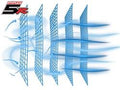 aFe MagnumFLOW Air Filters UCO P5R A/F P5R 4-1/2F x 7B x 4-1/2T (Inv) x 7H