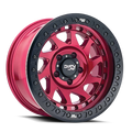 Dirty Life 9313 Enigma Race 17x9 / 5x127 BP / -12mm Offset / 78.1mm Hub Crimson Candy Red Wheel