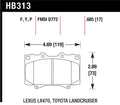 Hawk LTS Street Brake Pads