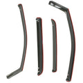 Westin 2007-2018 Jeep Wrangler Unlimited 4dr In-Channel Wind Deflector 4pc - Smoke