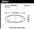 Hawk 06+ Civic Si HPS Street Front Brake Pads