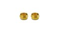 Vibrant 5/8in Brass Olive Hardline Tubing Inserts (2 Pack)