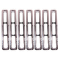 Rugged Ridge Grille Inserts Chrome 87-95 Jeep Wrangler YJ
