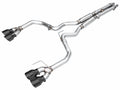 AWE 2024 Ford Mustang Dark Horse S650 RWD Track Edition Cat-Back Exhaust w/ Quad Diamond Black Tips