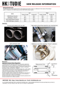 HKS HKSTUDIE EXHAUST for BMW G87 6MT