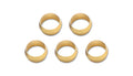 Vibrant 1/4in Brass Olive Inserts - 5pk