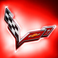 Oracle Corvette C7 Rear Illuminated Emblem - Red