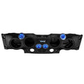 DS18 2007-18 Jeep JK/JKU Soundbar System Fits 4 x 8in Speakers (Not Included)- Black