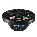 DS18 Marine 8in 2-Way 175 Watts RMS 4 ohm Digital LED Lights Bullet Tweeter Covers Included Black
