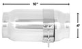 Spectre Inline Air Box 5in. w/Filter