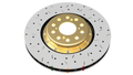 DBA 09-24 Nissan GTR Rear 5000 Series Drilled & Slotted Ring