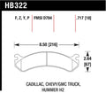 Hawk Chevy / GMC Truck / Hummer Super Duty Street Front Brake Pads