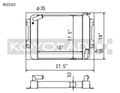 Koyo 70-78 Datsun 240/260/280Z (MT) Radiator
