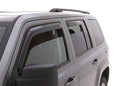 AVS 07-18 Jeep Patriot Ventvisor In-Channel Front & Rear Window Deflectors 4pc - Smoke