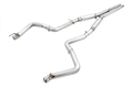 AWE Tuning 2015+ Dodge Challenger 6.4L/6.2L Supercharged Track Edition Exhaust - Use Stock Tips