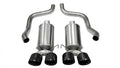 Corsa 2009-2013 Xtreme Axle-Back Exhaust w/Dual Black 3.5in Tips 09-13 Chevrolet Corvette C6 6.2L V8