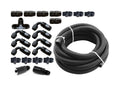 Torque Solution Braided Fuel Line Kit for -6 Aeromotive FPR & Flex Fuel Kit - 02-14 Subaru WRX