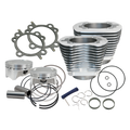 S&S Cycle 07-17 BT 107in Bolt-In Big Bore Kit - Silver