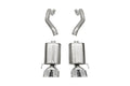 Corsa 2005-2007 Chevrolet Corvette (C6) 6.0L/6.2L Polished Sport Axle-Back Exhaust w/4.5in Tips