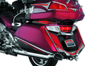 Kuryakyn L.E.D. Rear Fender Tip 12-17 GL1800 Chrome Red Lens