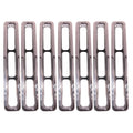 Rugged Ridge Grille Inserts Chrome 87-95 Jeep Wrangler YJ