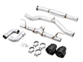 AWE Tuning Subaru BRZ / Toyota GR86 / Toyota 86 Track Edition Cat-Back Exhaust- Diamond Black Tips