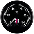 Autometer Stack Instruments Pro Control 52mm 0-100 PSI Oil Pressure Gauge - Black (1/8in NPTF Male)