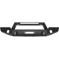 Westin 18-20 Jeep Wrangler WJ2 Full Width Front Bumper w/LED Light Bar Mount Textured Black
